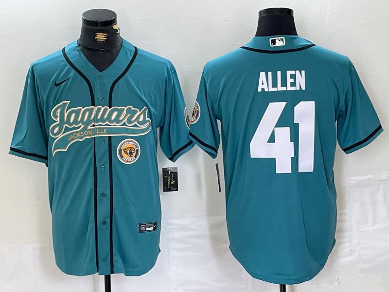 Men Jacksonville Jaguars 41 Allen Green Joint Name 2024 Nike Limited NFL Jersey style 3